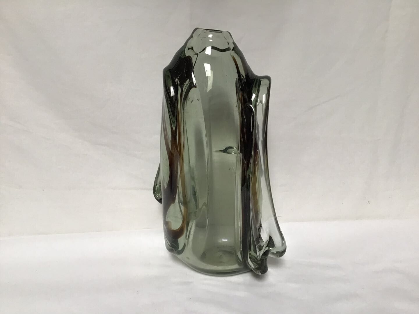 BB29 Vintage Antique Blown Unique Style Collectible Rare Art Design Glass Vase