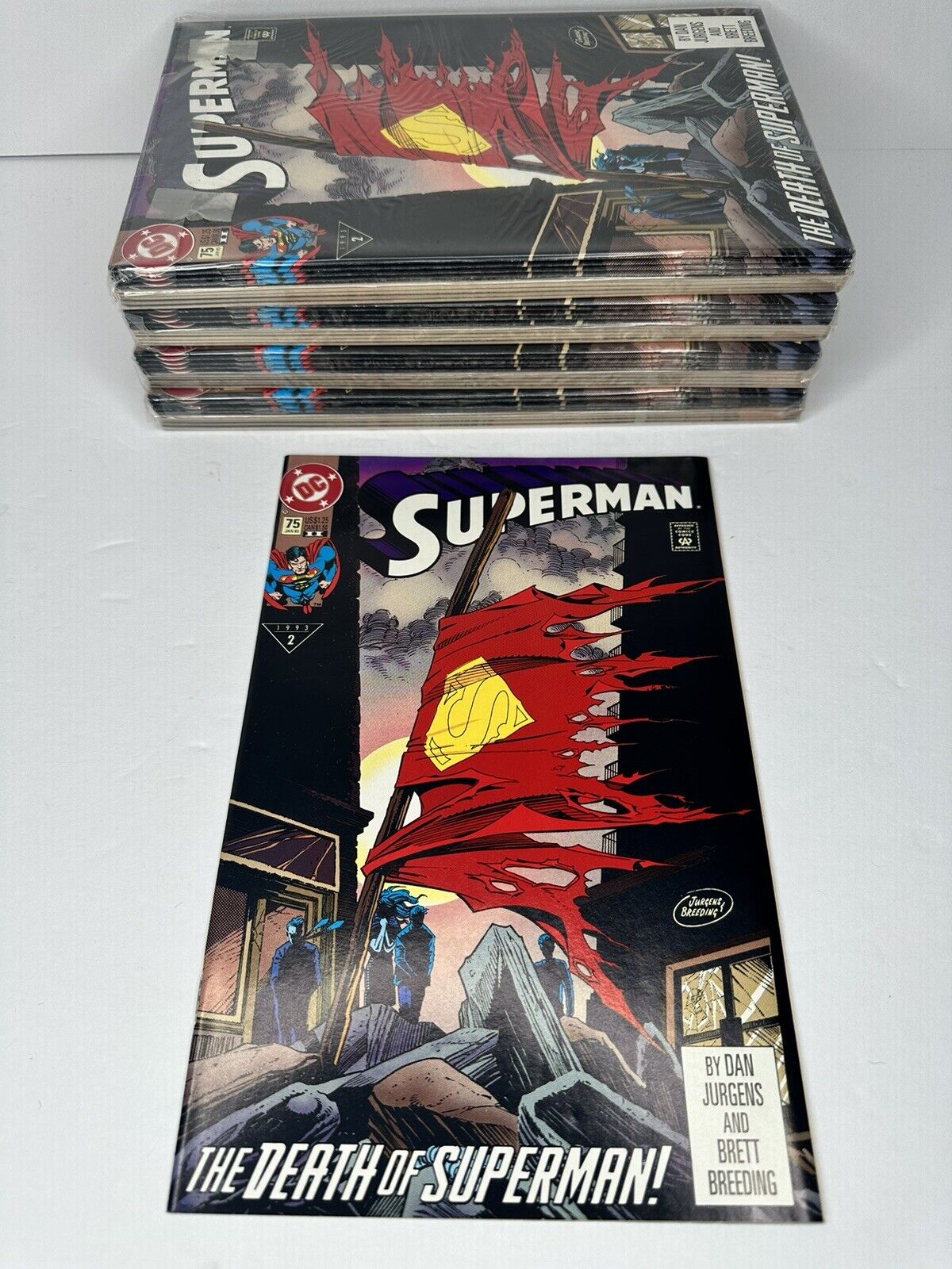 Superman #75  NM HIGH GRADE Death of Superman DC Comic 1993 Dan Jurgens