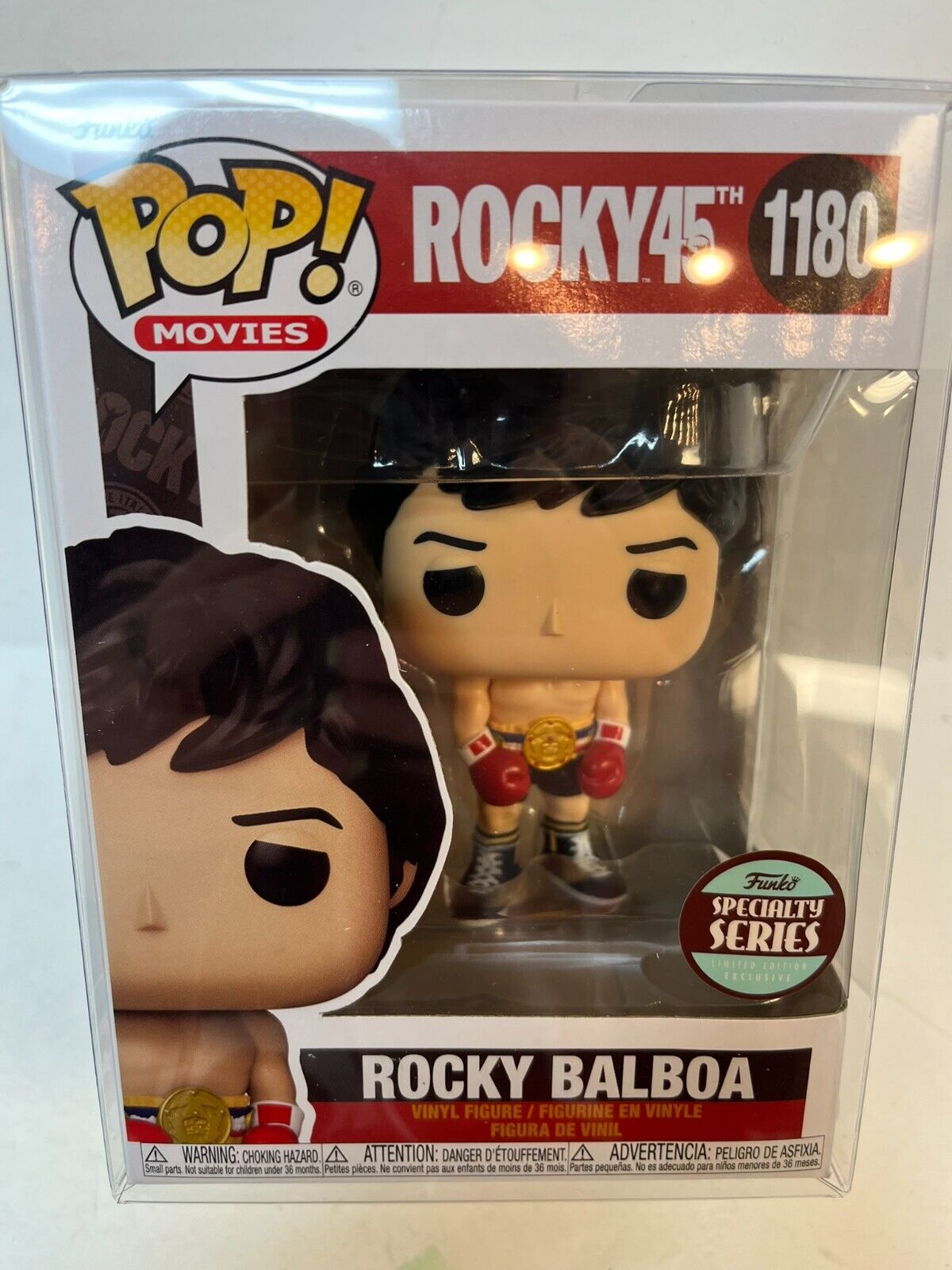 Funko Pop Rocky Balboa with Gold Belt Specialty Series 45th