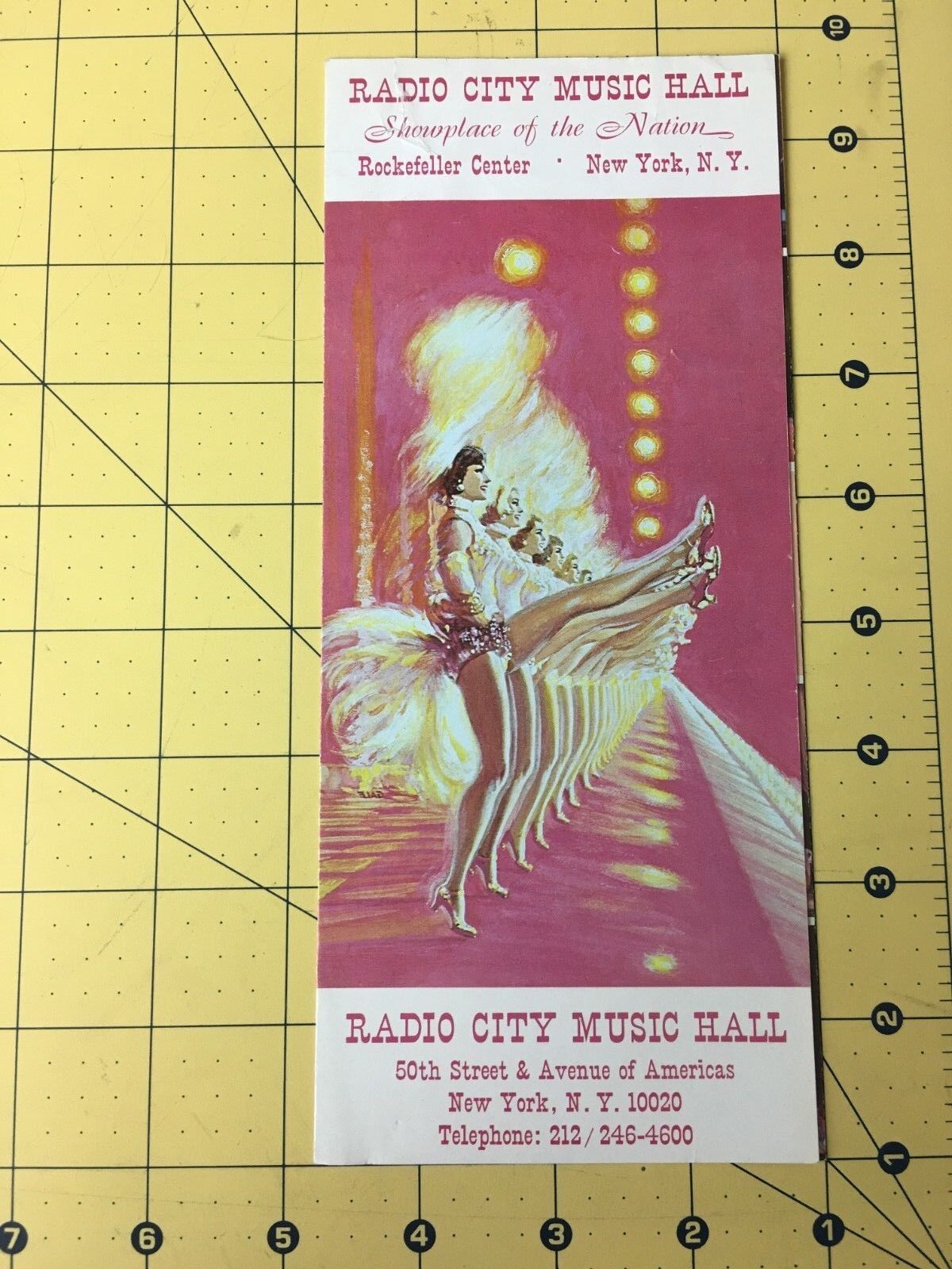 Vintage Radio City Music Hall Showplace of the Nation N. Y. Rockefeller Center