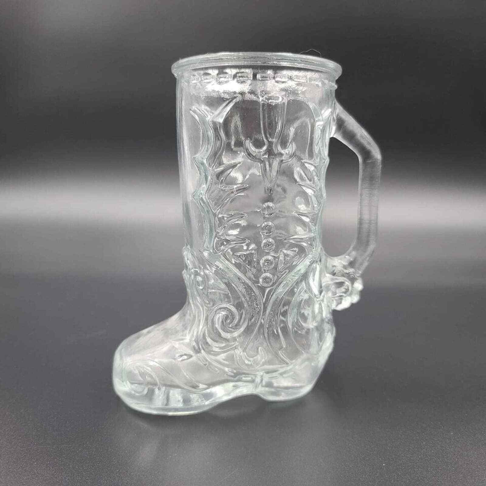 Vintage Libbey of Canada Boot Coors Clear Glass Beer Mug