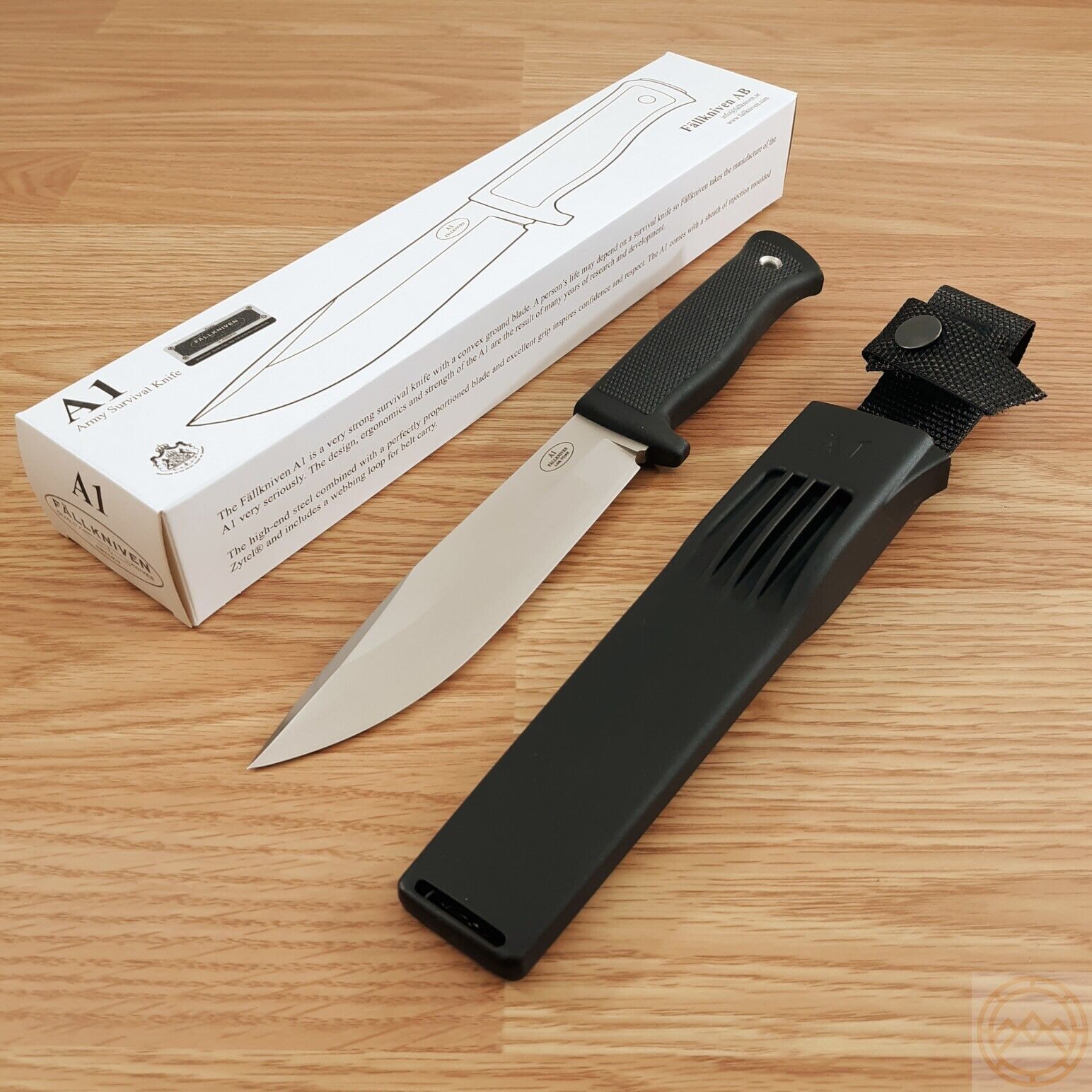 Fallkniven A1 Fixed-Blade Survival Knife 6.38\