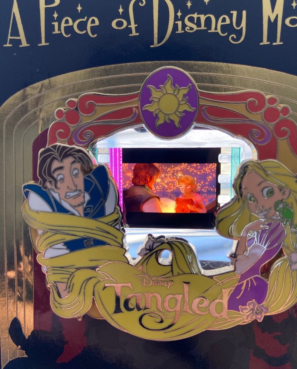 Disney Piece of Disney Movie Pin PODM Tangled Rapunzel Lantern Scene LE2000 HTF
