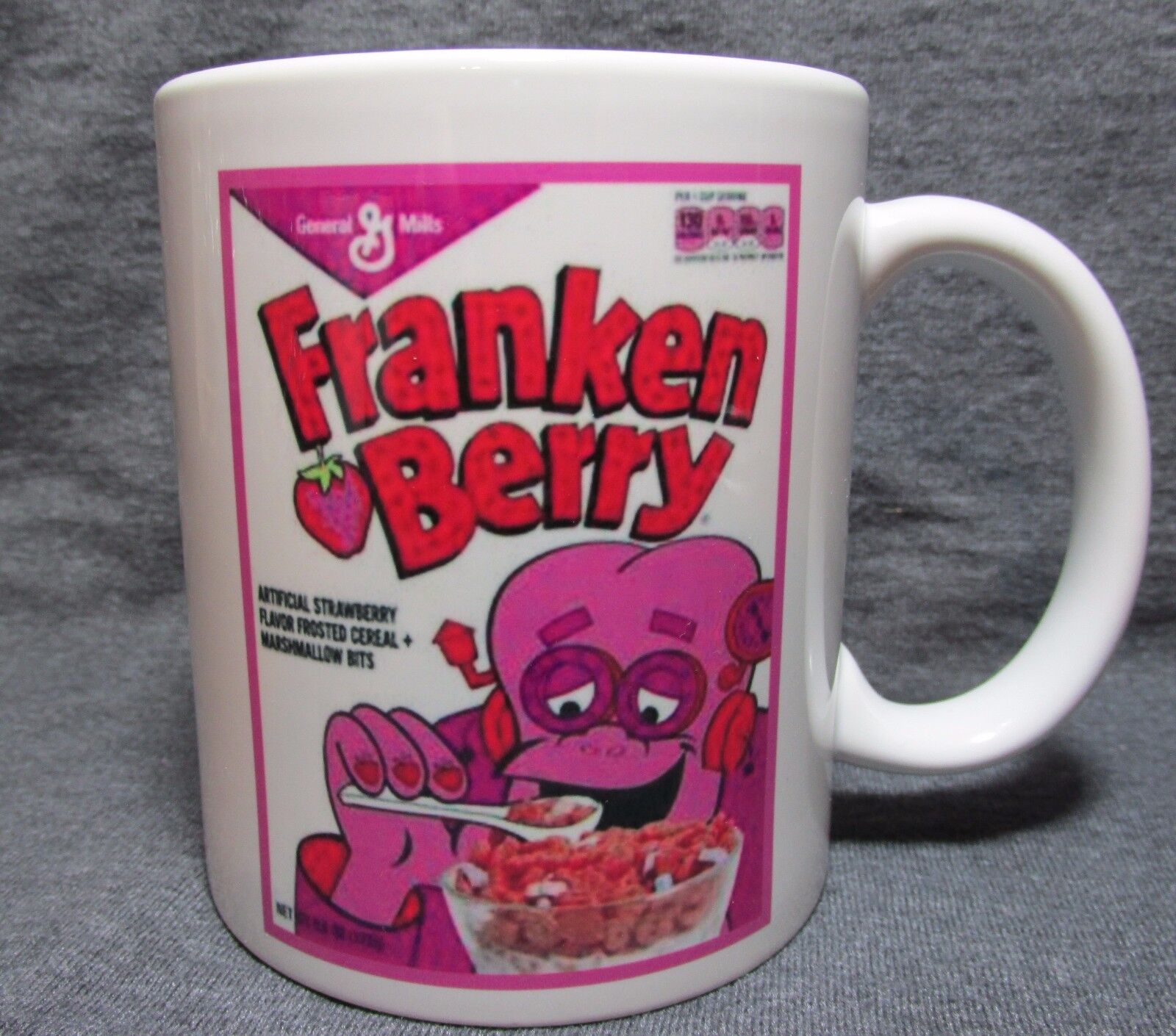 Franken Berry Cereal Box Coffee Cup, Mug - GM Classic - Sharp - COLLECT THE SET