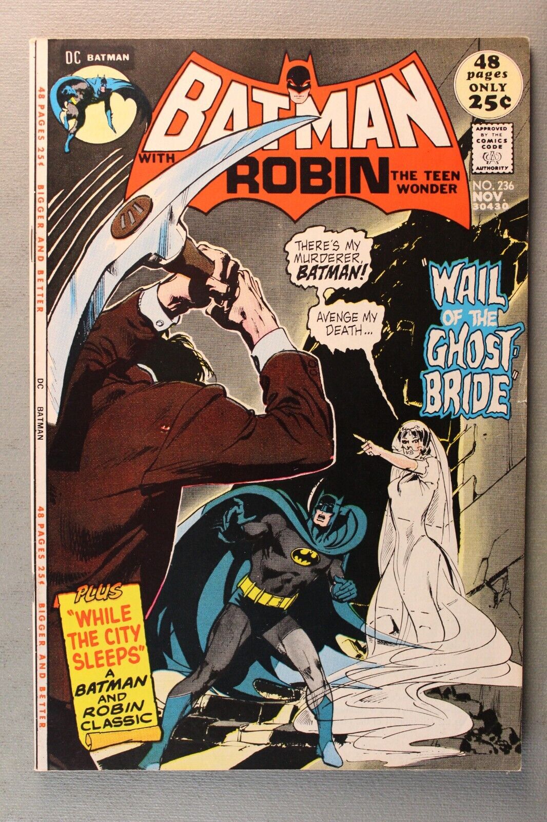 Batman #236 With Robin The Teen Wonder *1971* Art~ Irv Novick & Dick Giordano