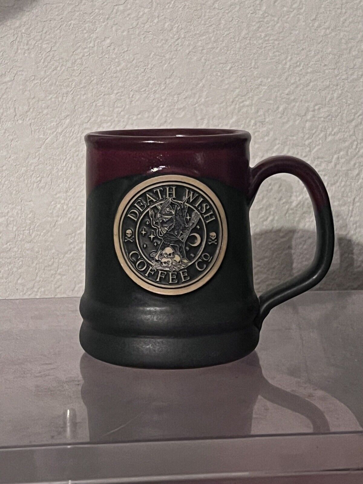Death Wish Coffee 2019  Winter Mug - KRAMPUS 2486/3666 - Deneen Pottery