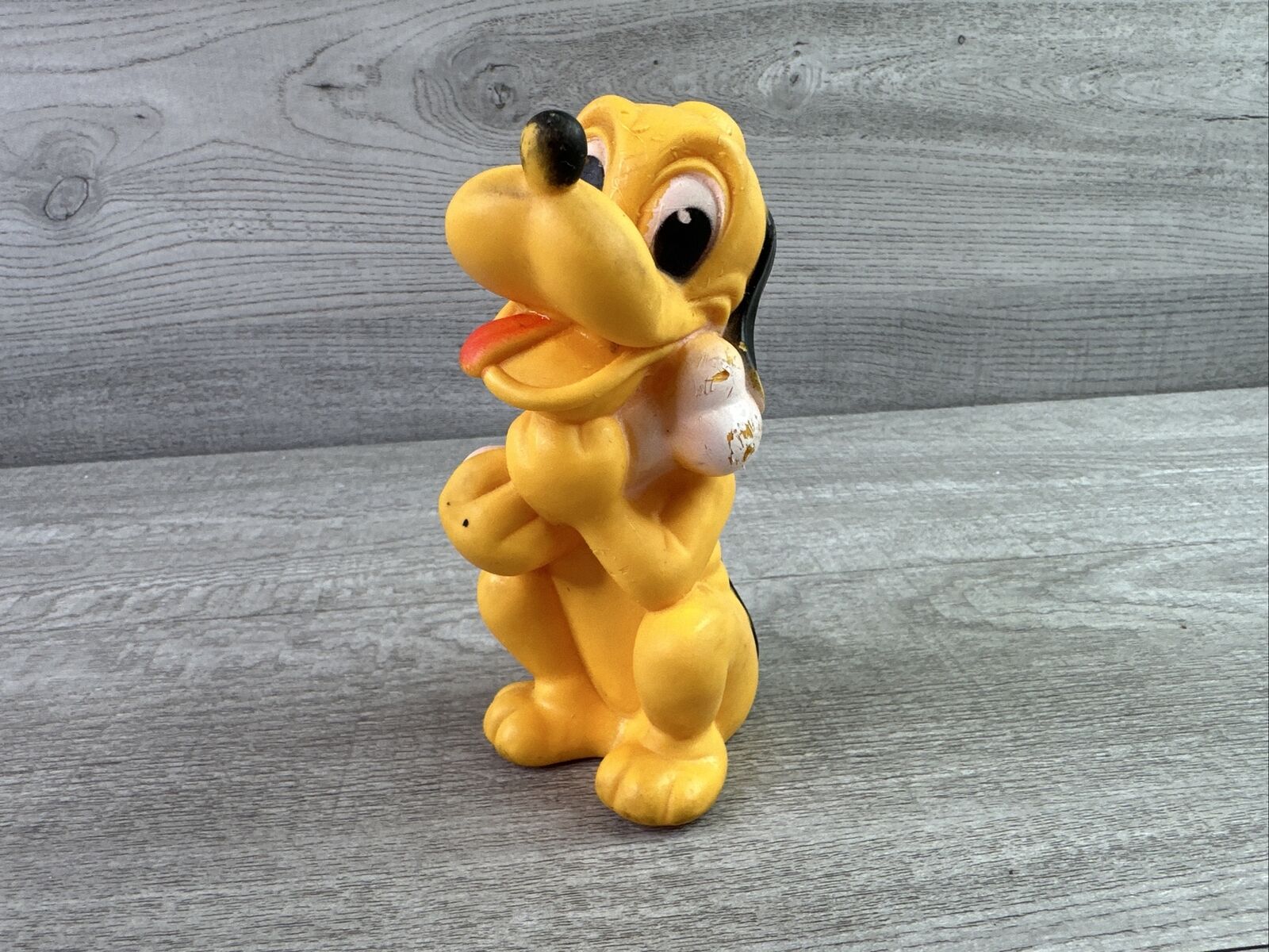 VTG Walt Disney Productions Disney Pluto Rubber Squeak Toy