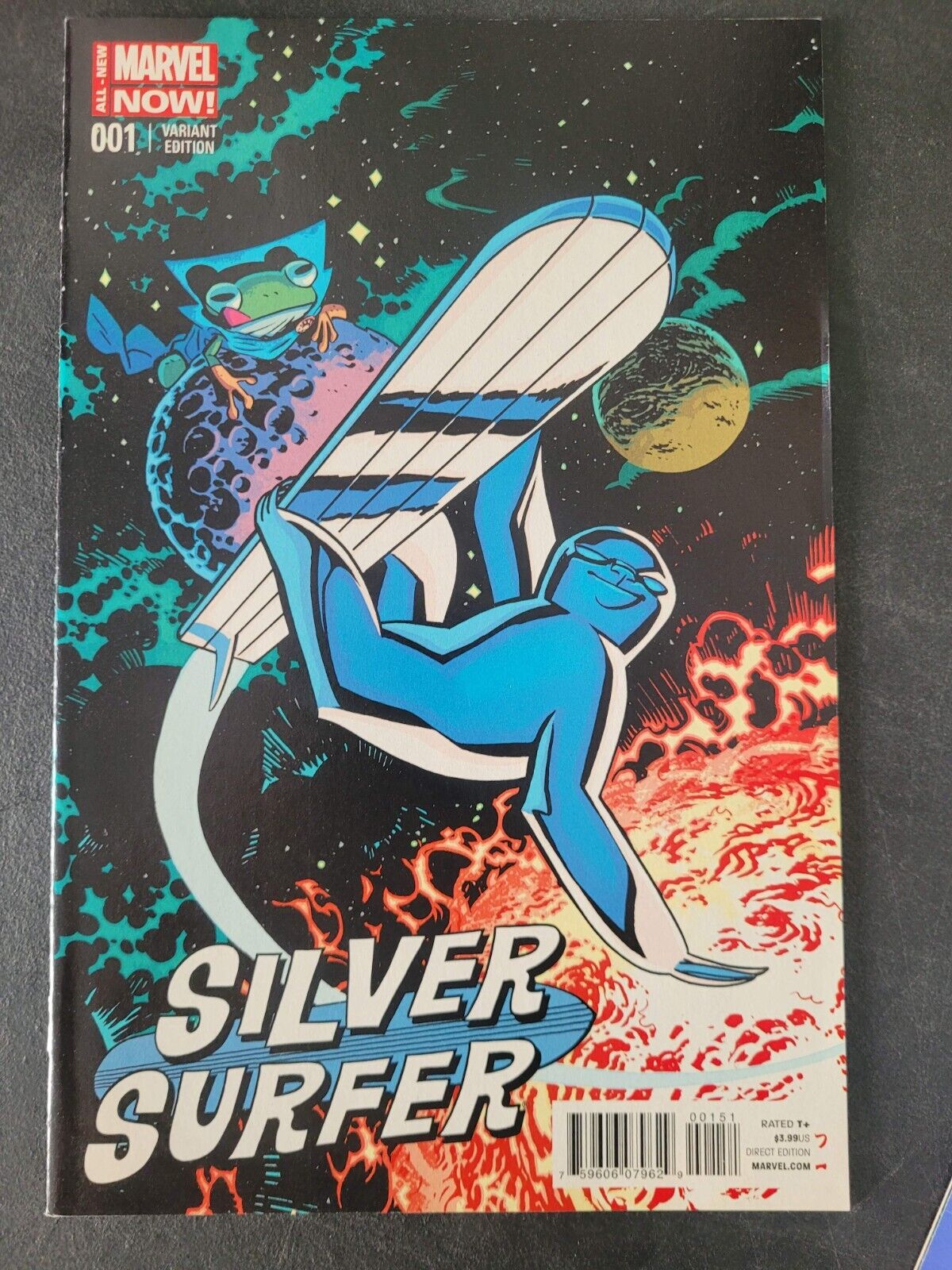 SILVER SURFER #1 (2014) ALL-NEW MARVEL NOW COMICS SLOTH ANIMAL VARIANT COVER