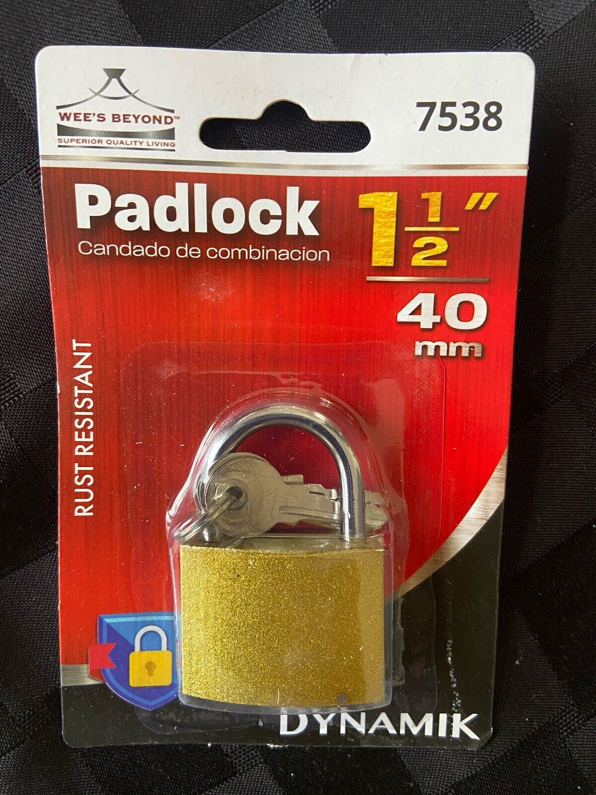 (6 Pack) Padlocks with keys, 1 1/2\