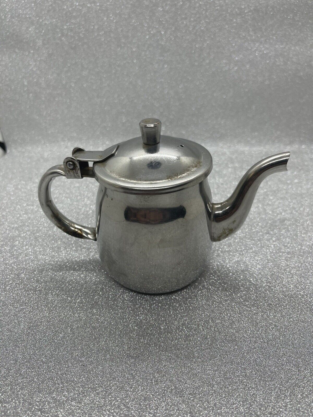 Vintage BRANDWARE Japan Stainless Steel Individual Teapot / Coffee Pot