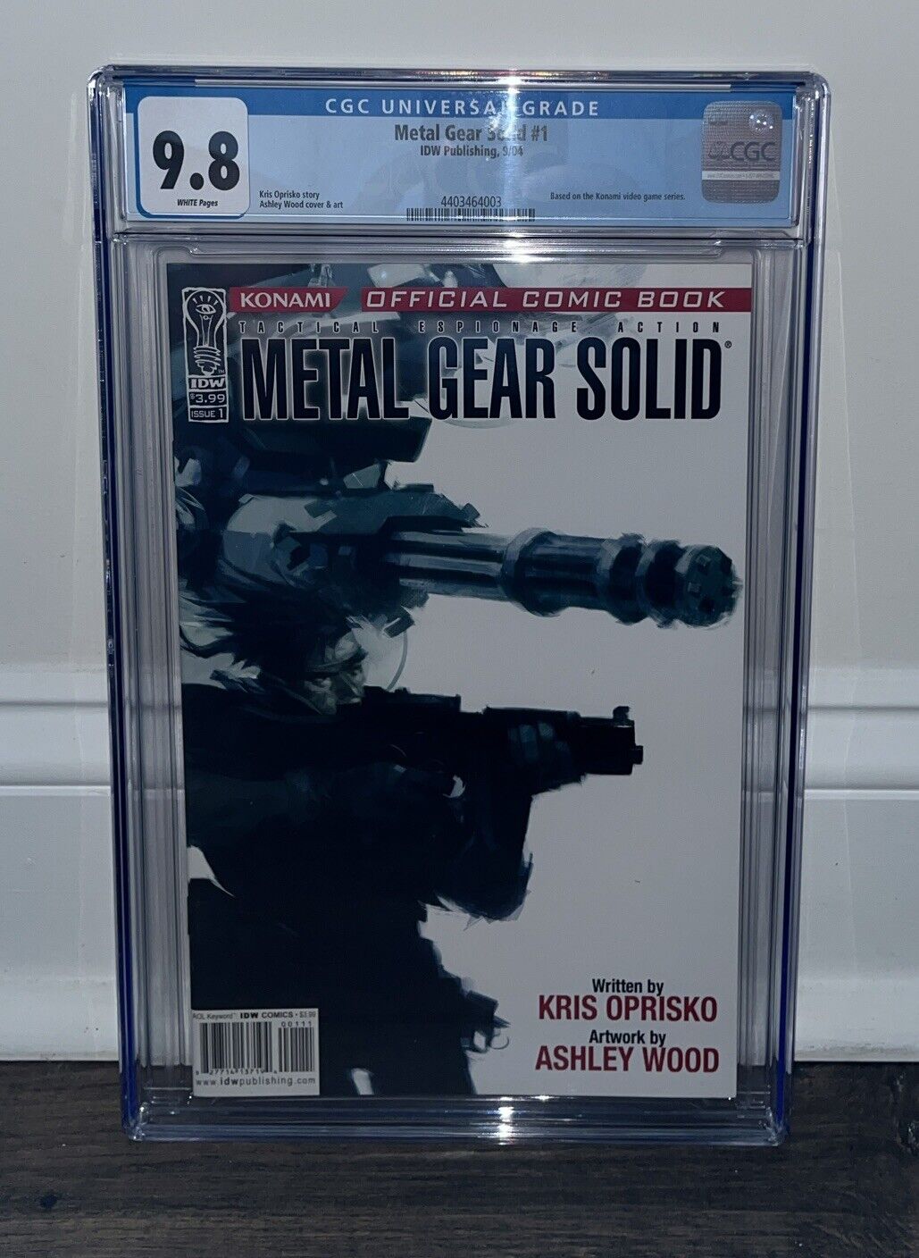 Metal Gear Solid #1 CGC 9.8 NM/MINT 1st App Appearance in Comics 2004 IDW Movie