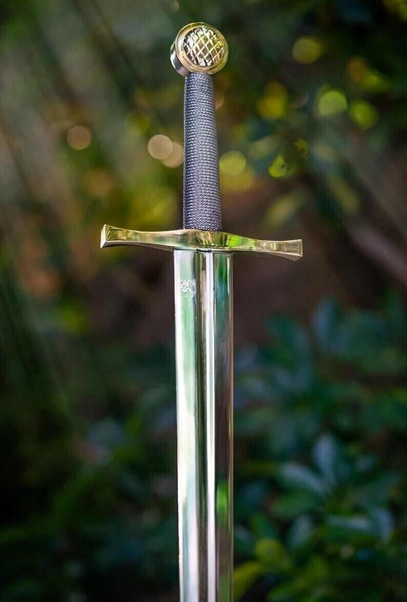 The Excalibur Sword 40''Inches Smith Hand-Forged Premium high polish blade wit