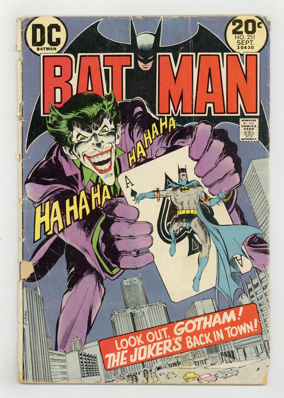 Batman #251 FR/GD 1.5 1973