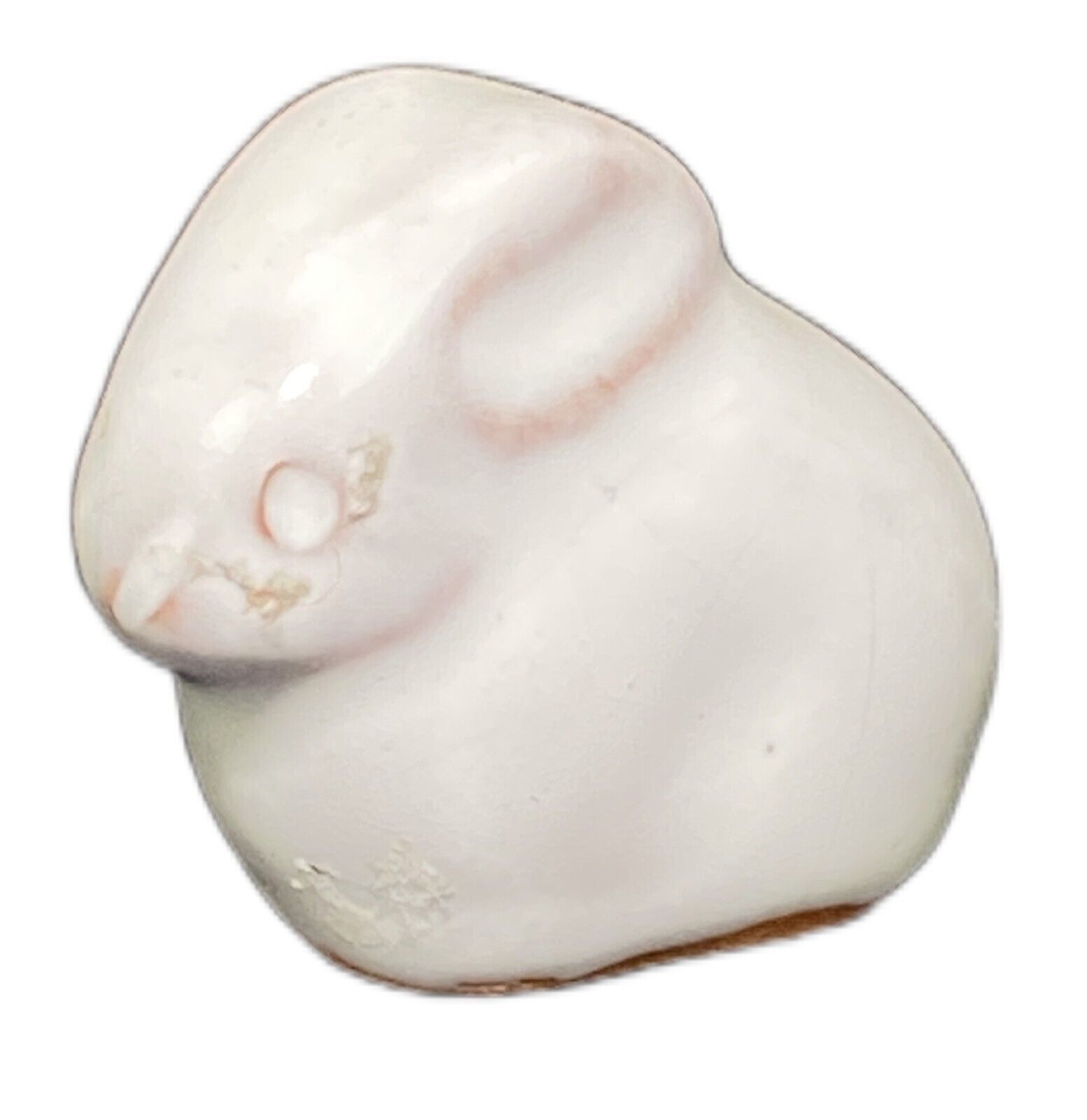 Keramik Hallstatt Austria Mini Bunny Rabbit Vtg MCM Tiny Figurine Toy