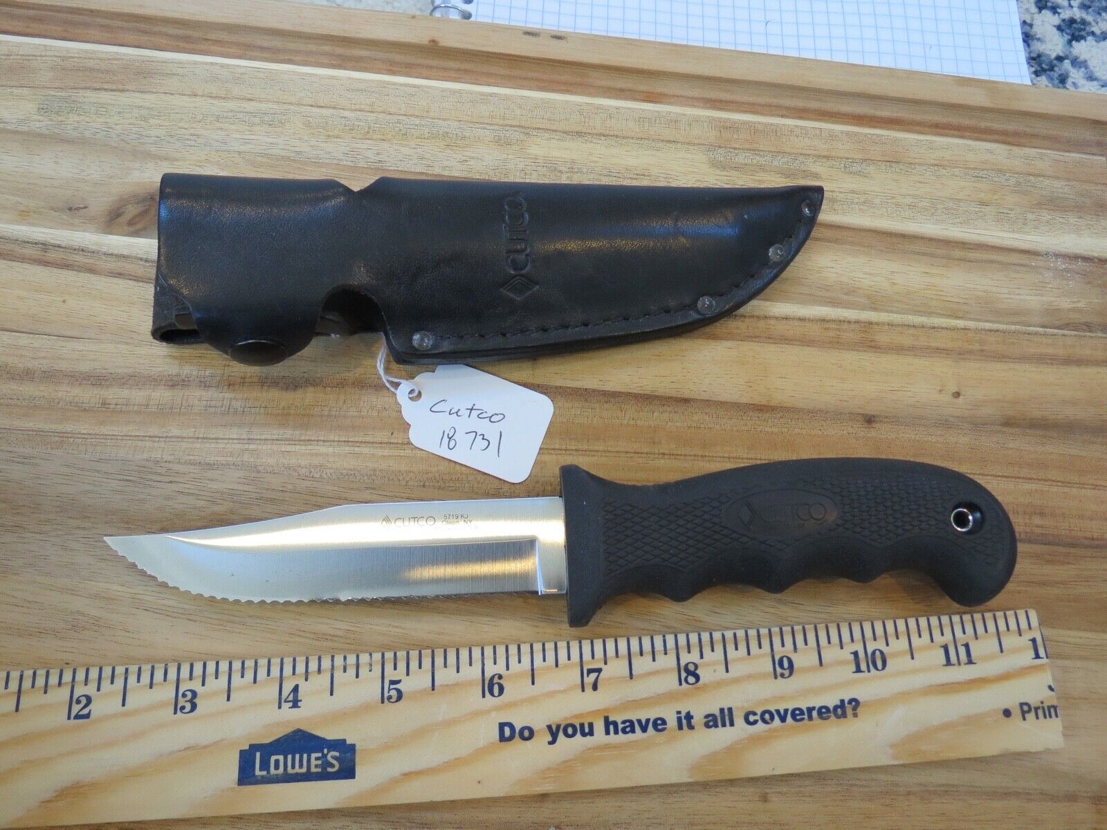 Cutco hunting knife made in USA (LOT#18732)