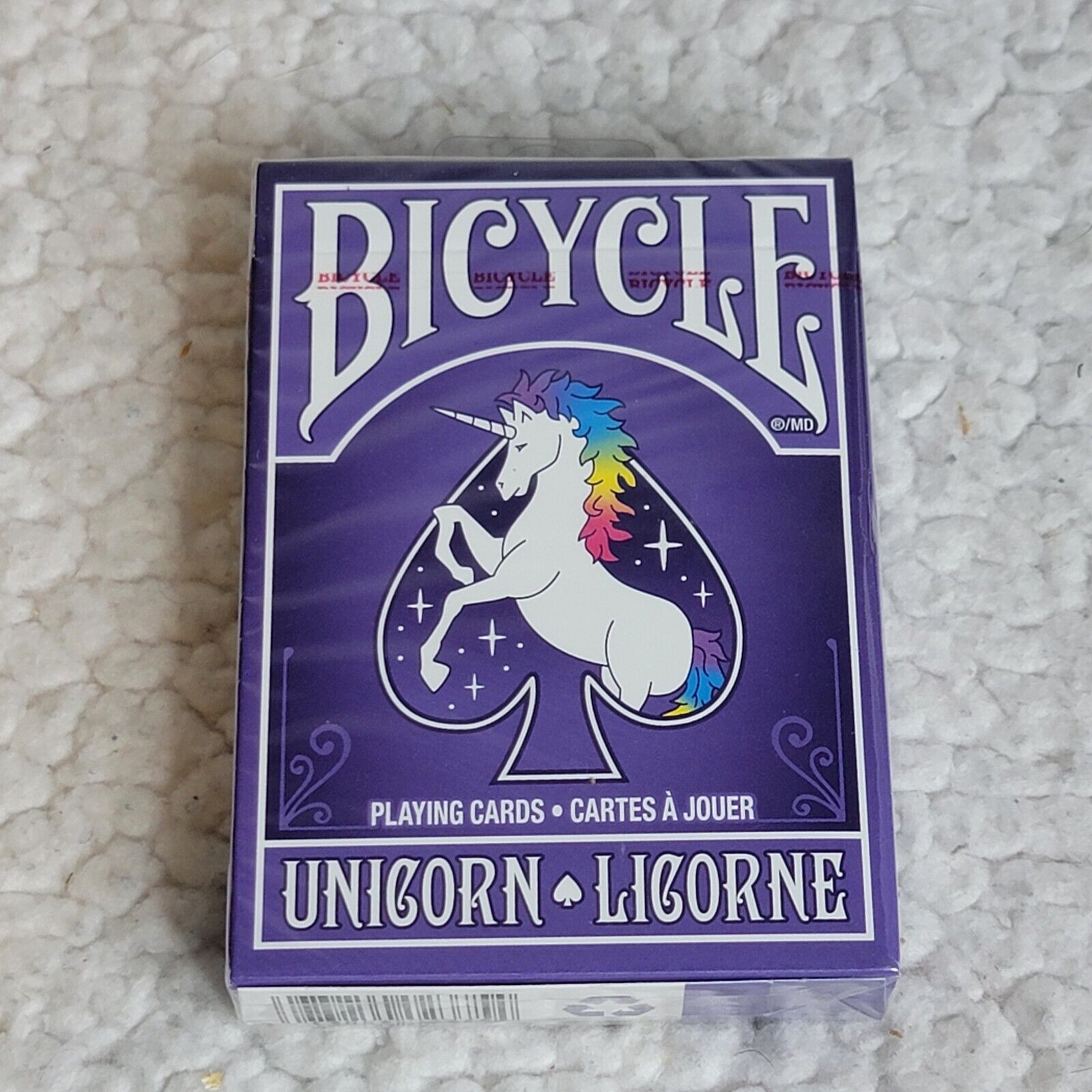 Bicycle Playing Cards Unicorn Licorne New Sealed Made in USA