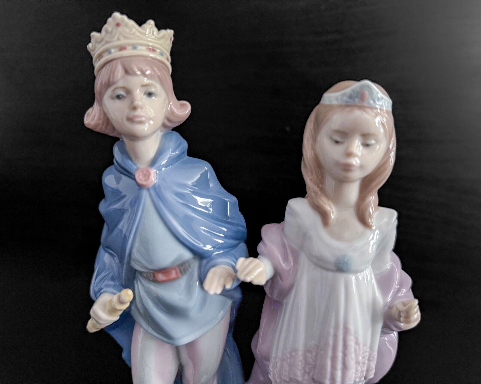 Lladro Medieval Majesty Royal King And Queen #6116 Porcelain Figurine