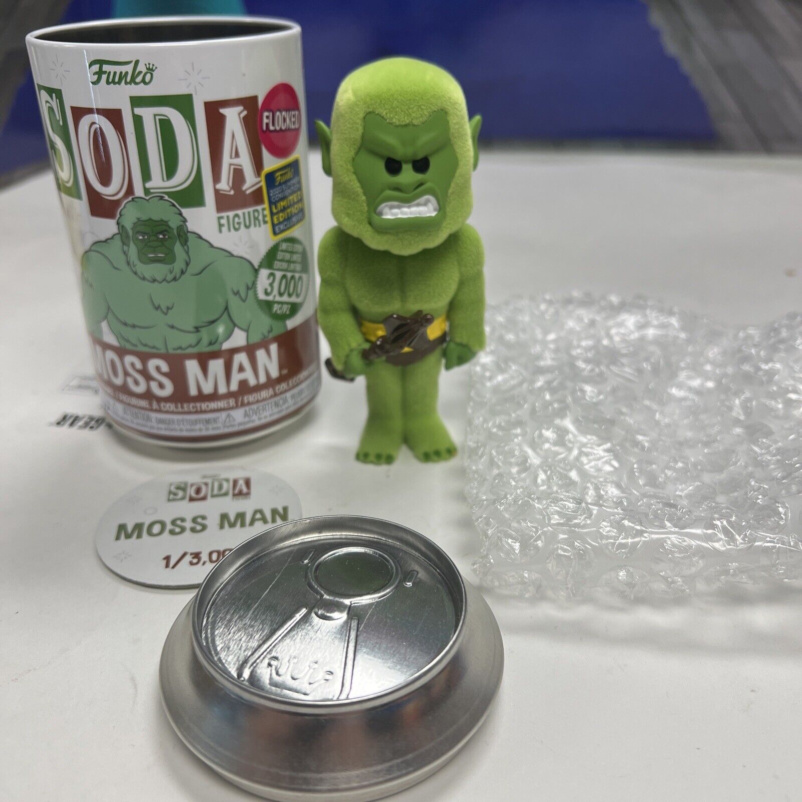 Funko Soda Masters of the Universe Moss Man Flocked 2020 SDCC 1/3000