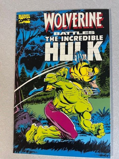 Wolverine Battles the Incredible Hulk TPB 1st printing 1989