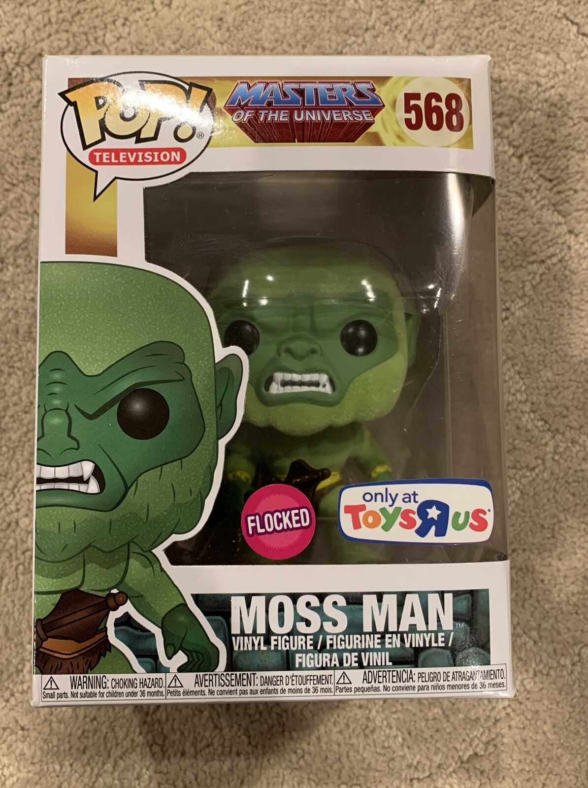 Moss Man Flocked Funko Pop VN Figure-Masters of Universe Toys R Us Exclusive 568