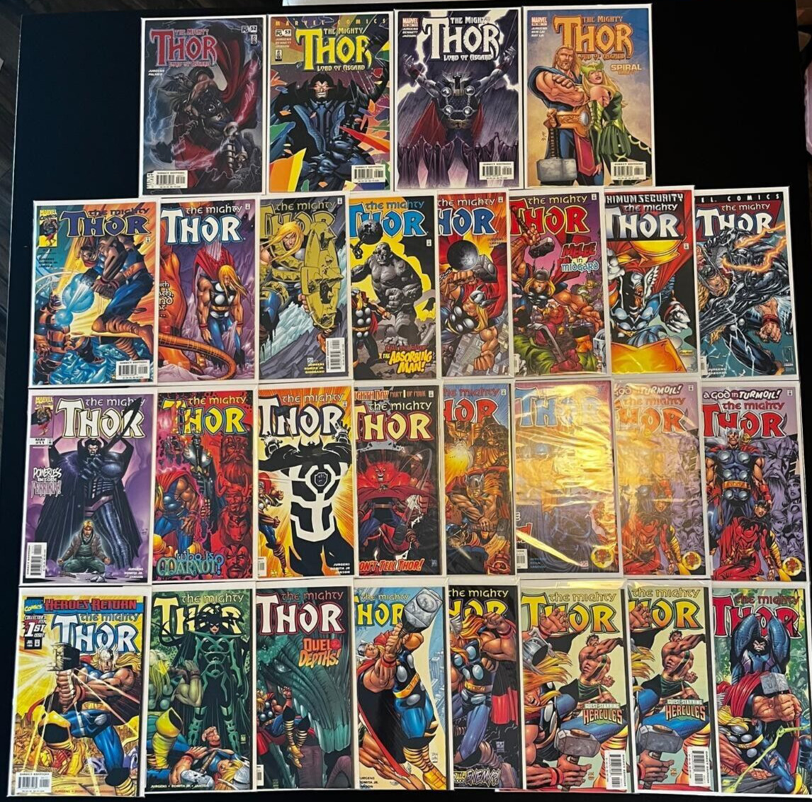 THE MIGHTY THOR (28-Book LOT) Marvel 1998-2004 with #1 2 3 4 5 6 10 11 13 16 17+