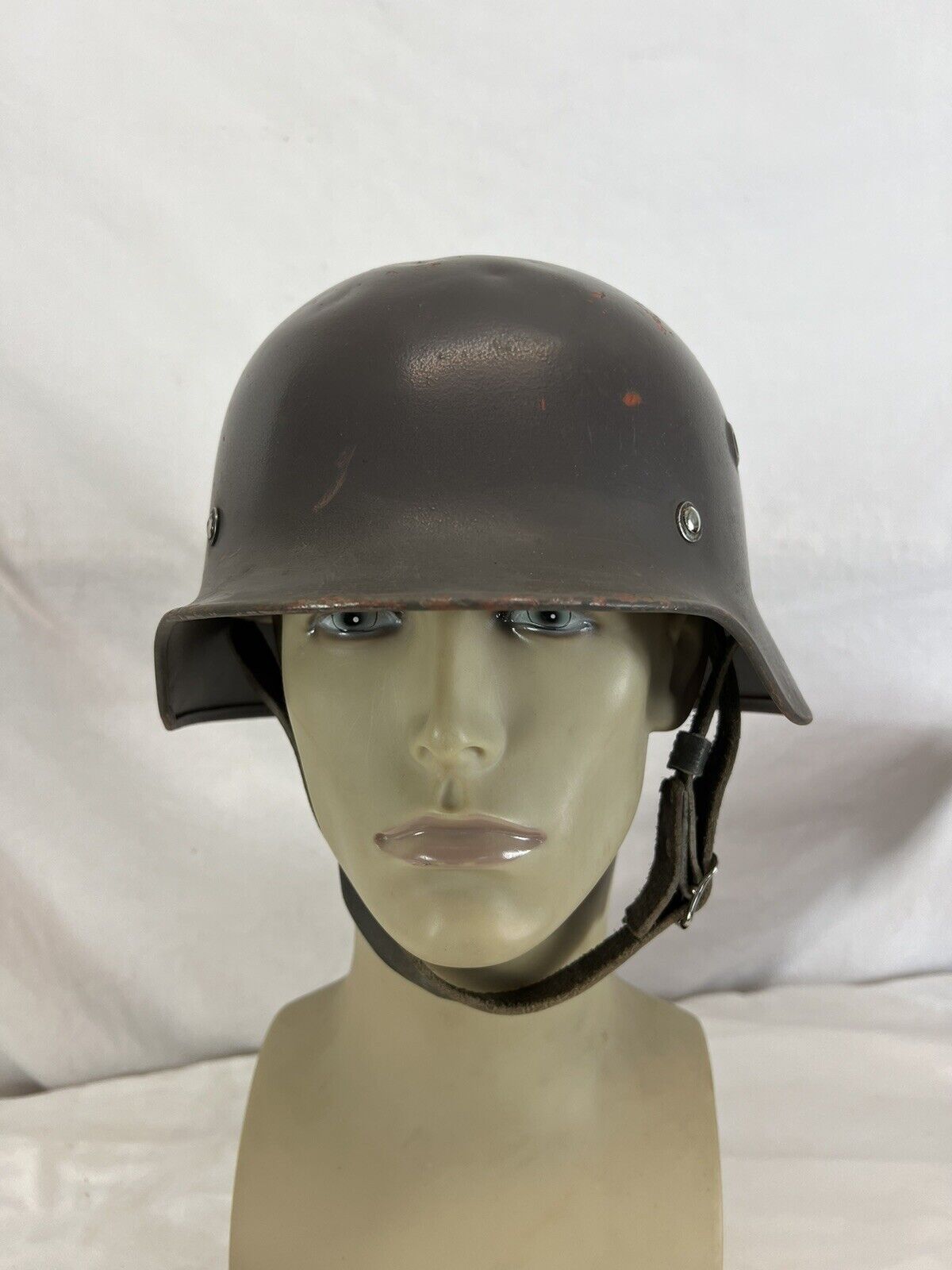 WW2 German/ Finnish Army M-40/55 helmet Finnish Issue Size 58cm Grey Color