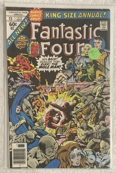 Fantastic Four Annual #13 (RAW 9.0+ MARVEL 1977) Bill Mantlo. Francois Mouly
