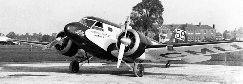 AS-8 Viceroy Airspeed UK Racing Airplane Wood Model Replica Large 
