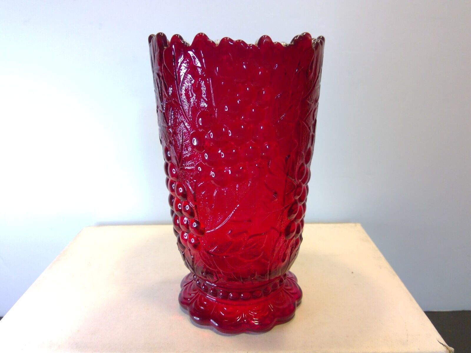Vintage Imperial Glass Ruby Red 6\