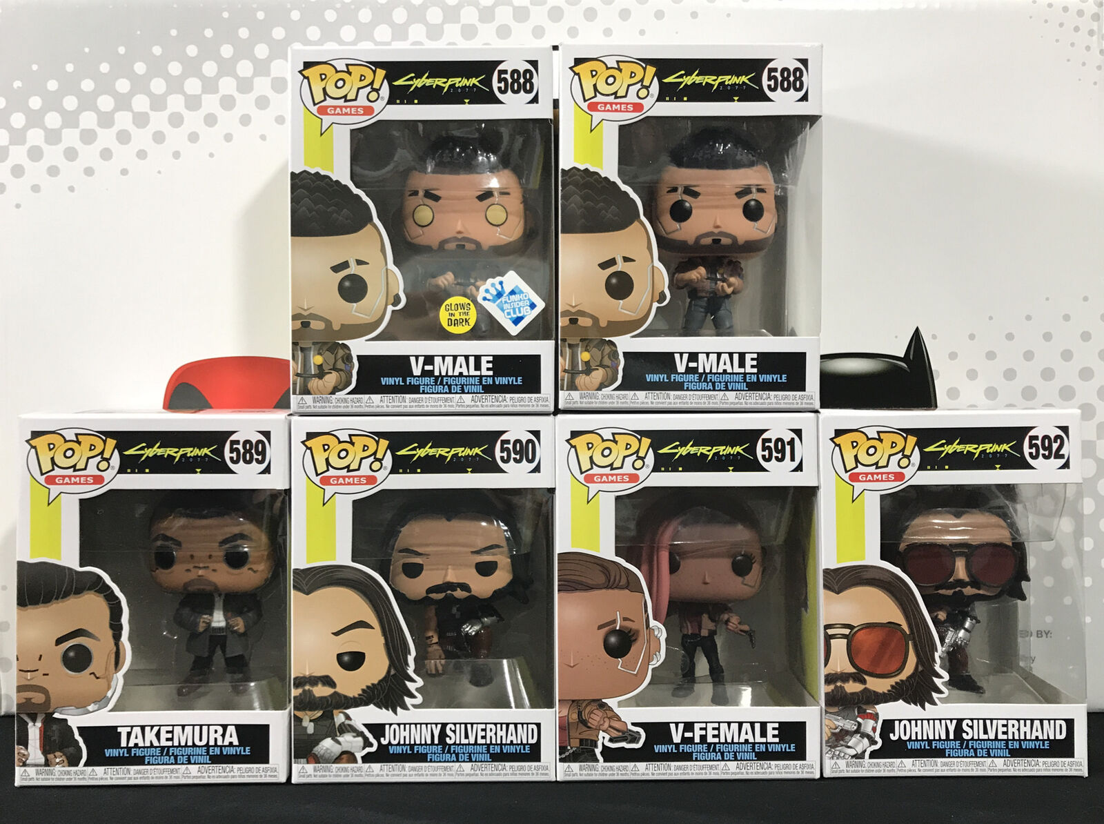 FUNKO POP CYBERPUNK 2077 set of 6 In hand ready to ship TOO COOL NEW