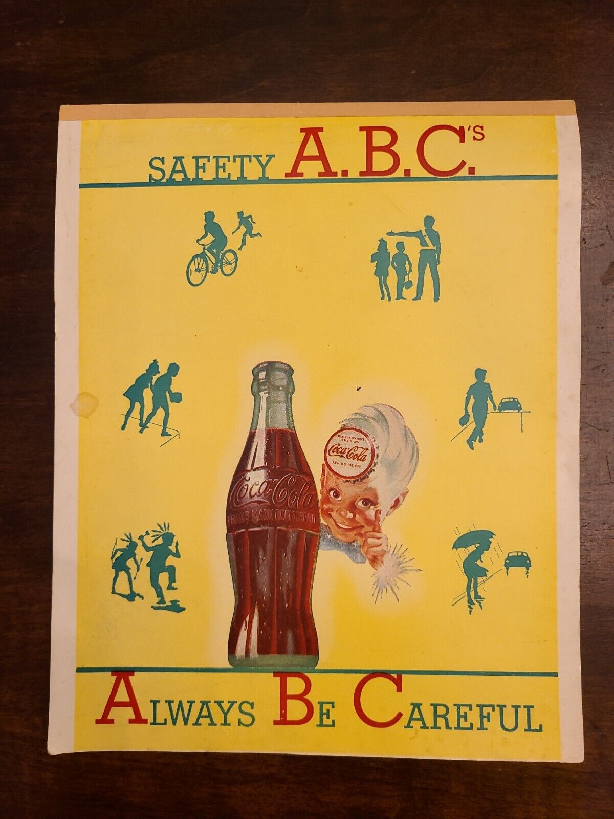 1949 Vintage Coca-Cola  School Tablet Advertising Soda Coke Coca-Cola Unused