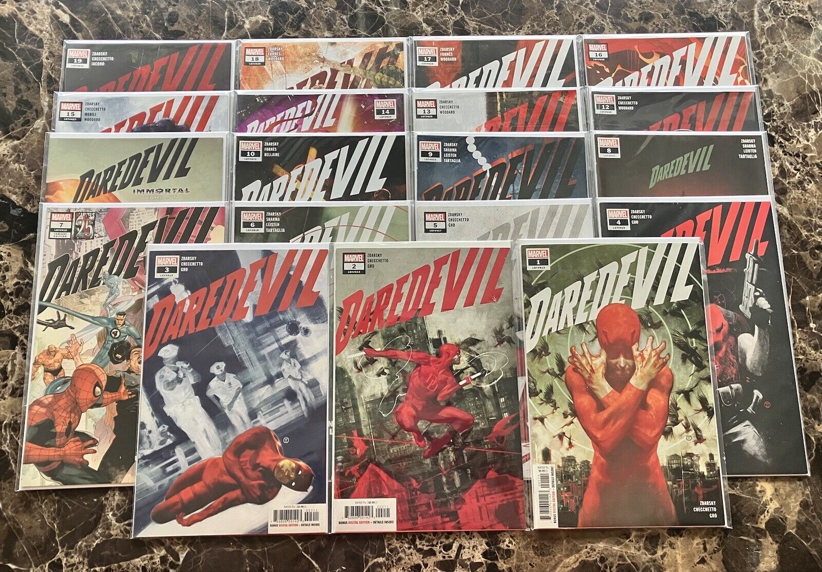 Daredevil 1 - 19 + Annual + Variants Marvel Comics 2019 Zdarsky Full Run Echo