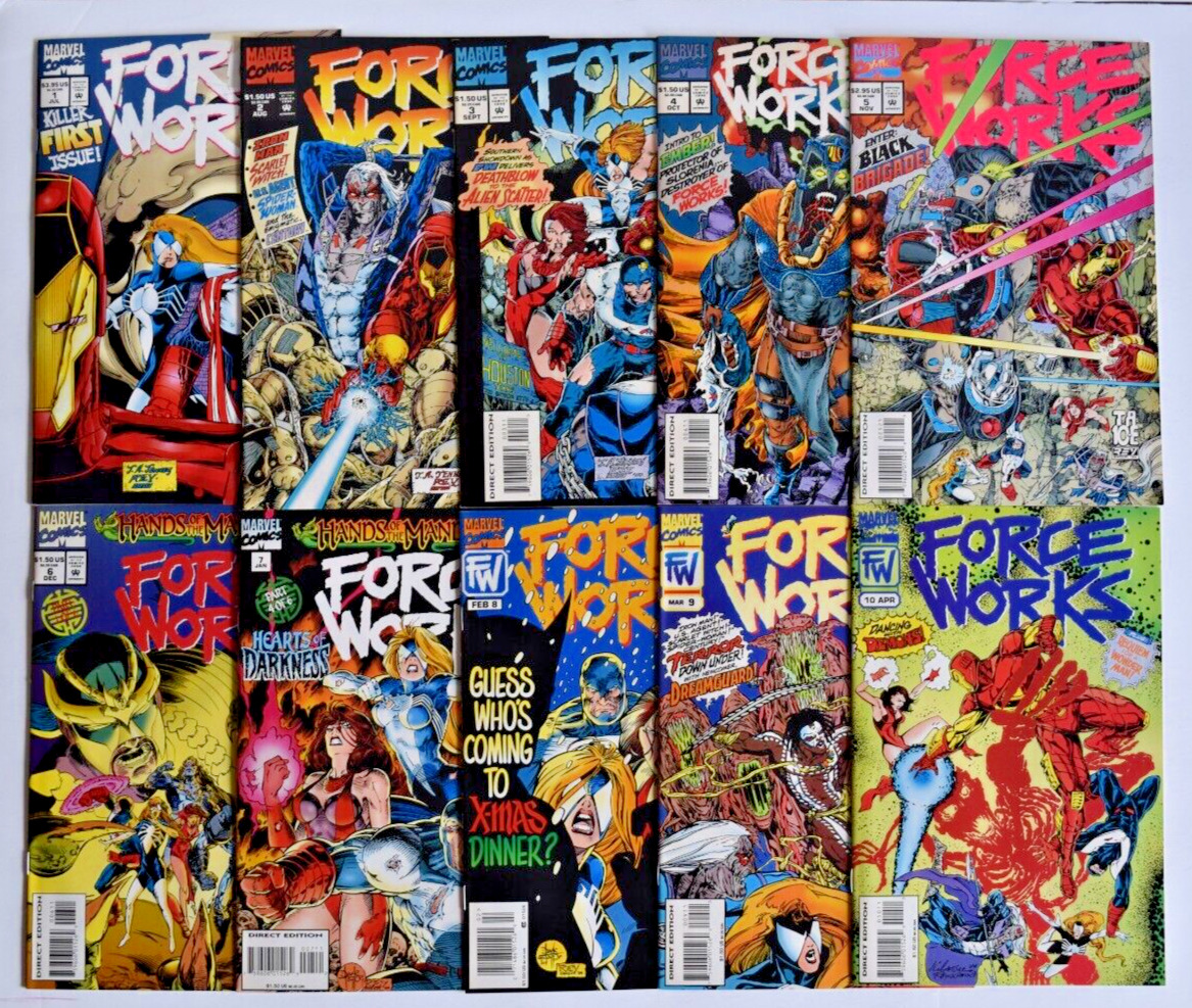 FORCE WORKS (1994) 22 ISSUE COMPLETE SET #1-22 MARVEL COMICS