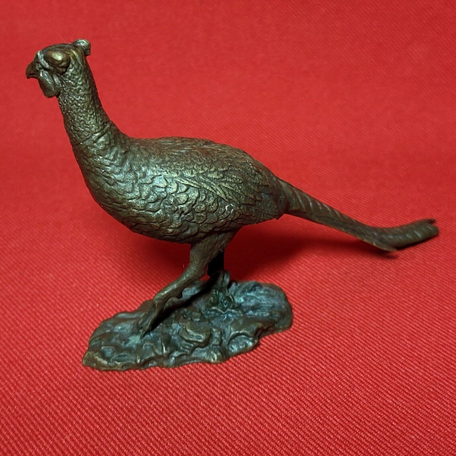 Avon Metal Bronze Pheasant Bird 3\