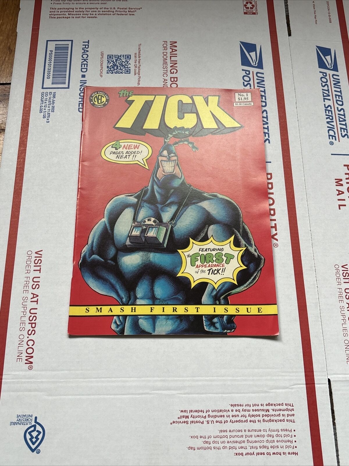 The Tick #1 2nd print 1st Tick New England 1988 READ DESCRIPTION
