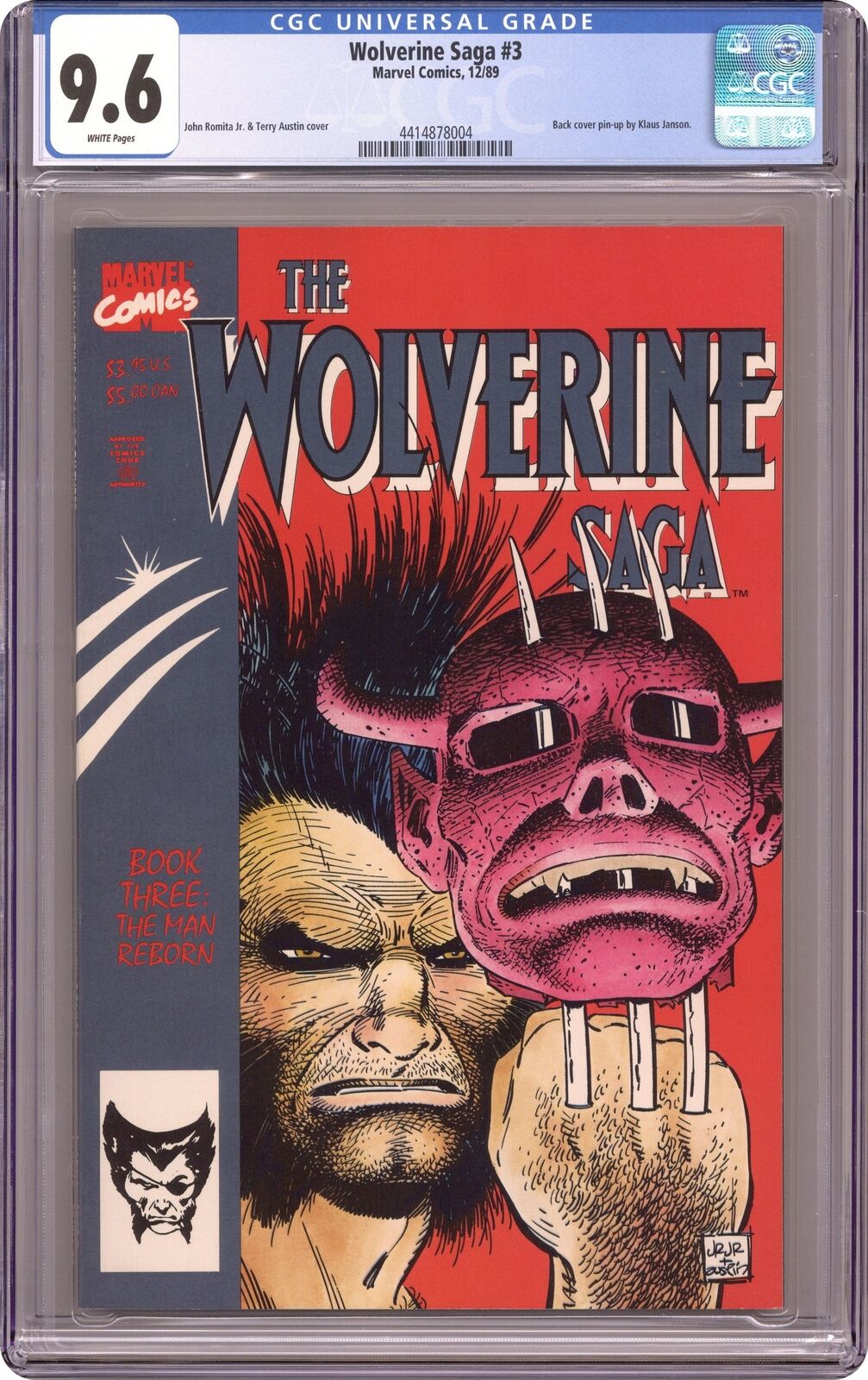 Wolverine Saga #3 CGC 9.6 1989 4414878004
