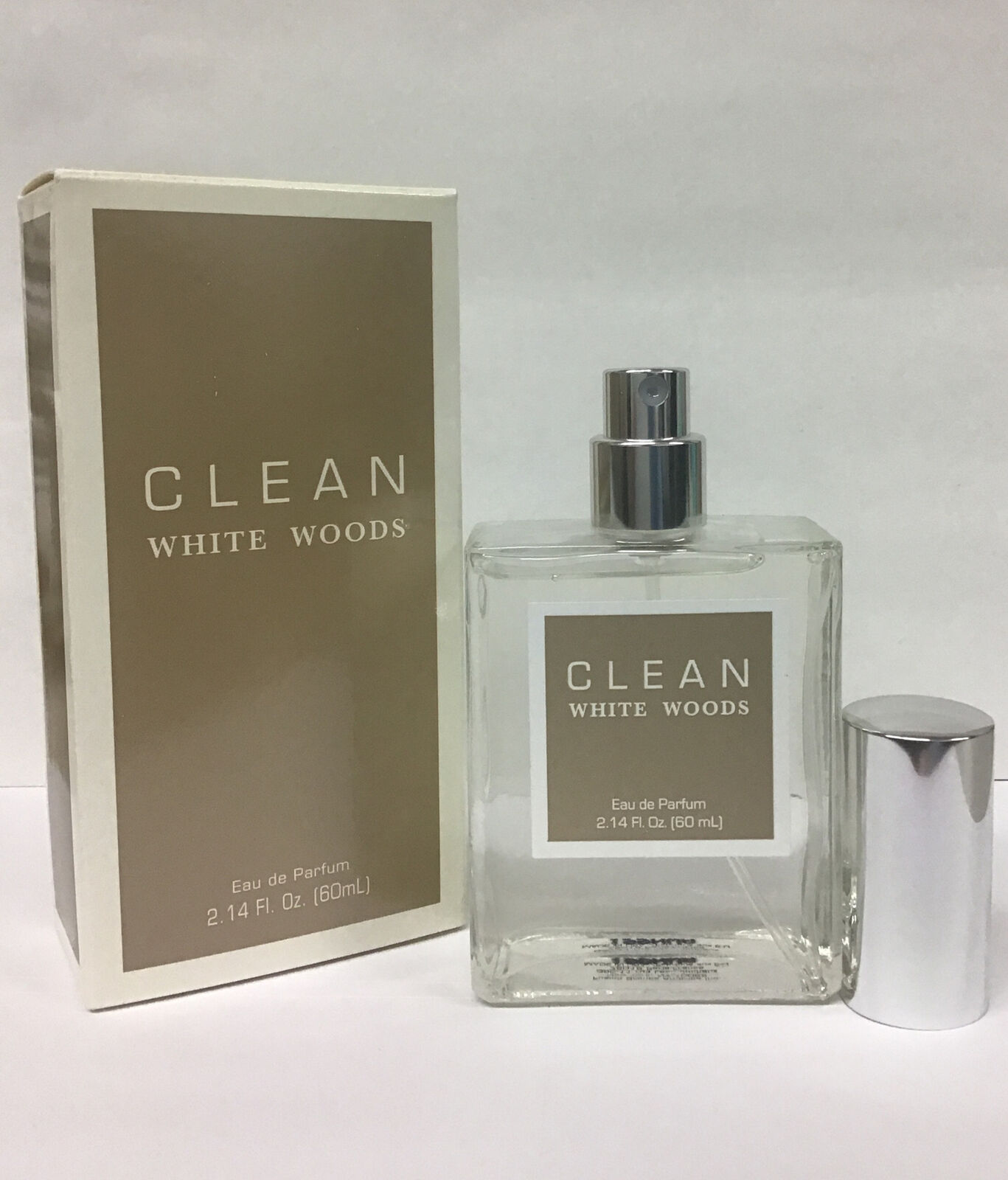 Clean White Woods Eau De Parfum 2.14 Fl Oz/ 60 Ml, As Pictured. 