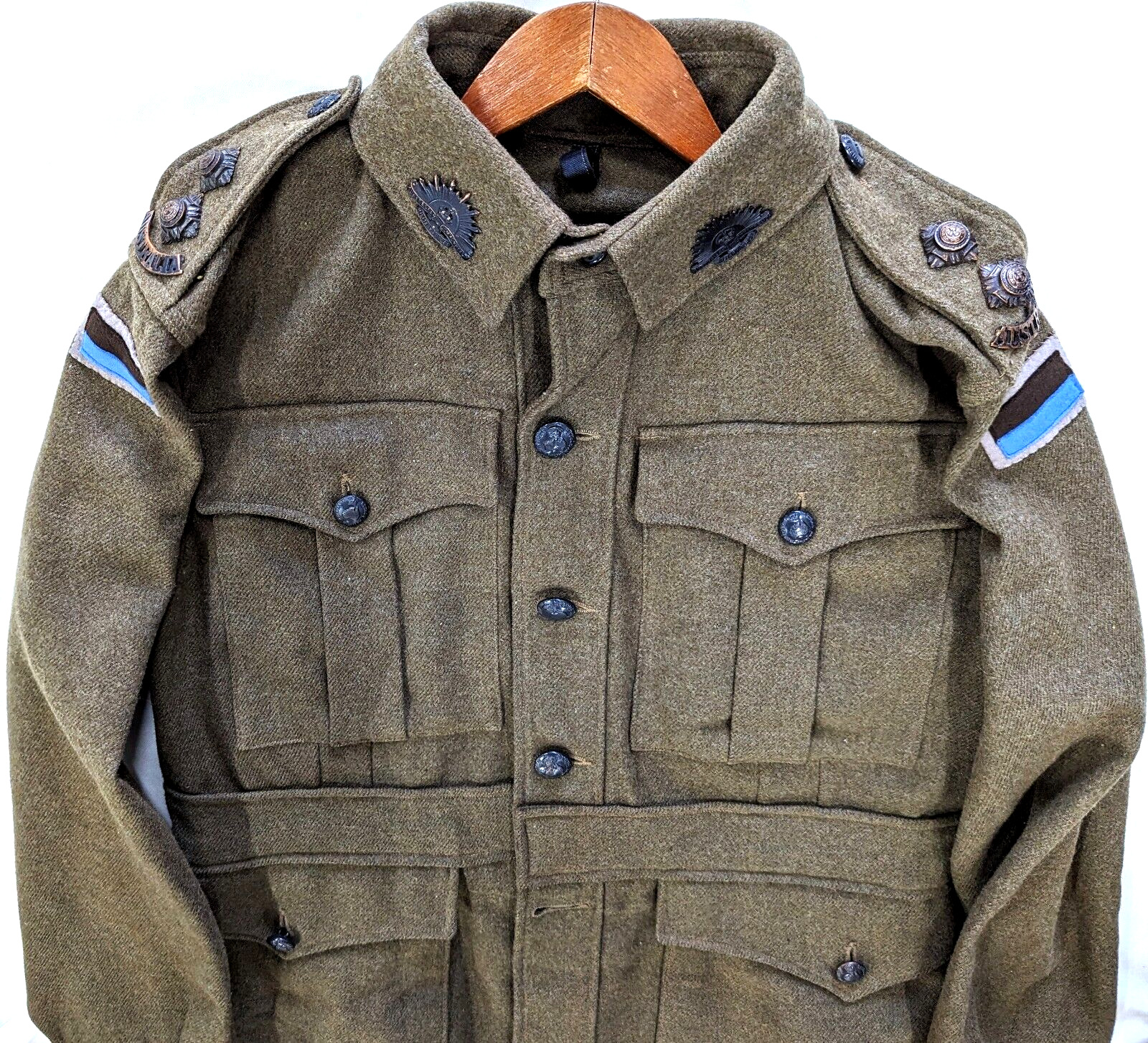 2/11th Battalion obsolete WW2 1942 Australian army AIF uniform tunic jacket