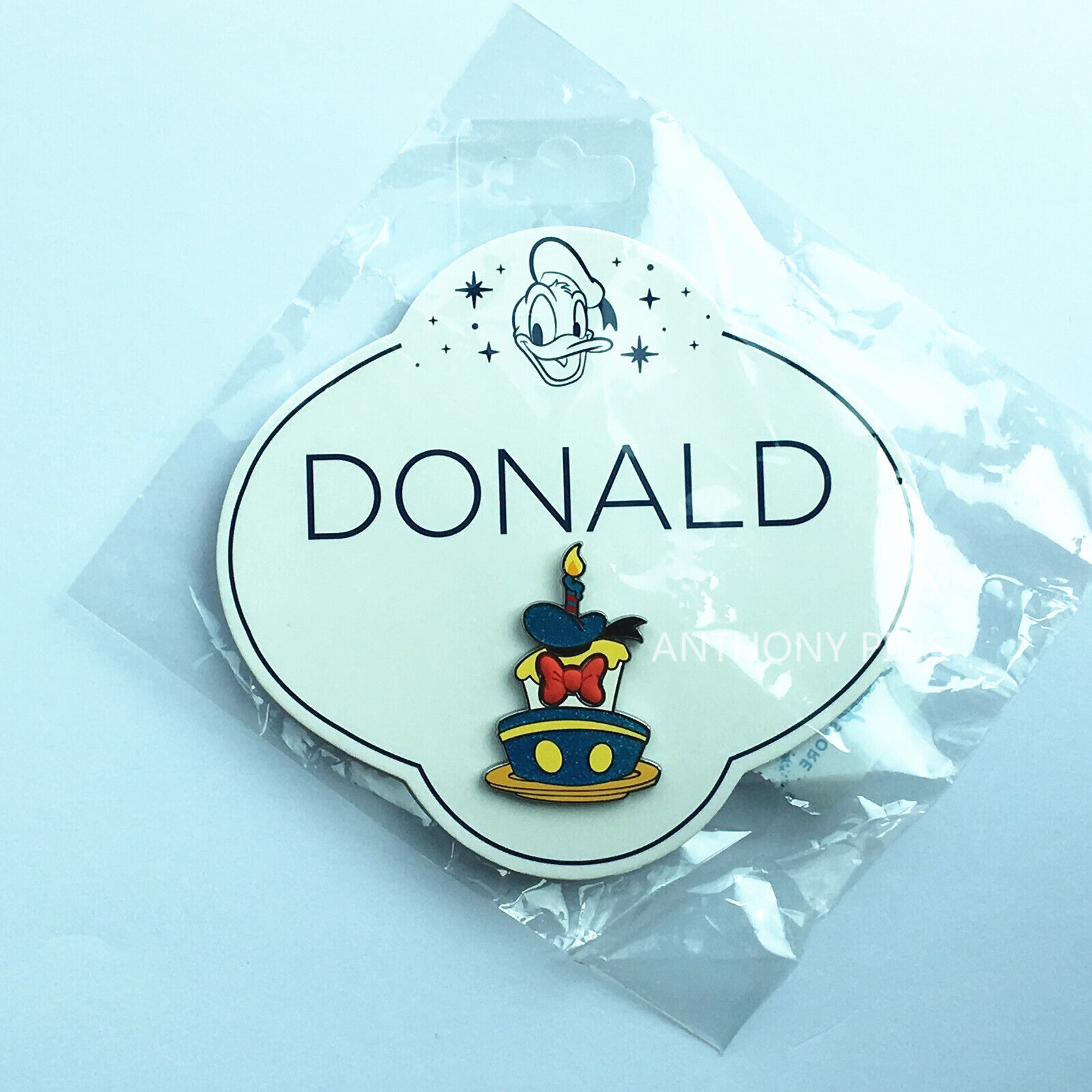 Disney Pin Shanghai Disneyland Donald Duck 85th Anniversary Birthday New Rare