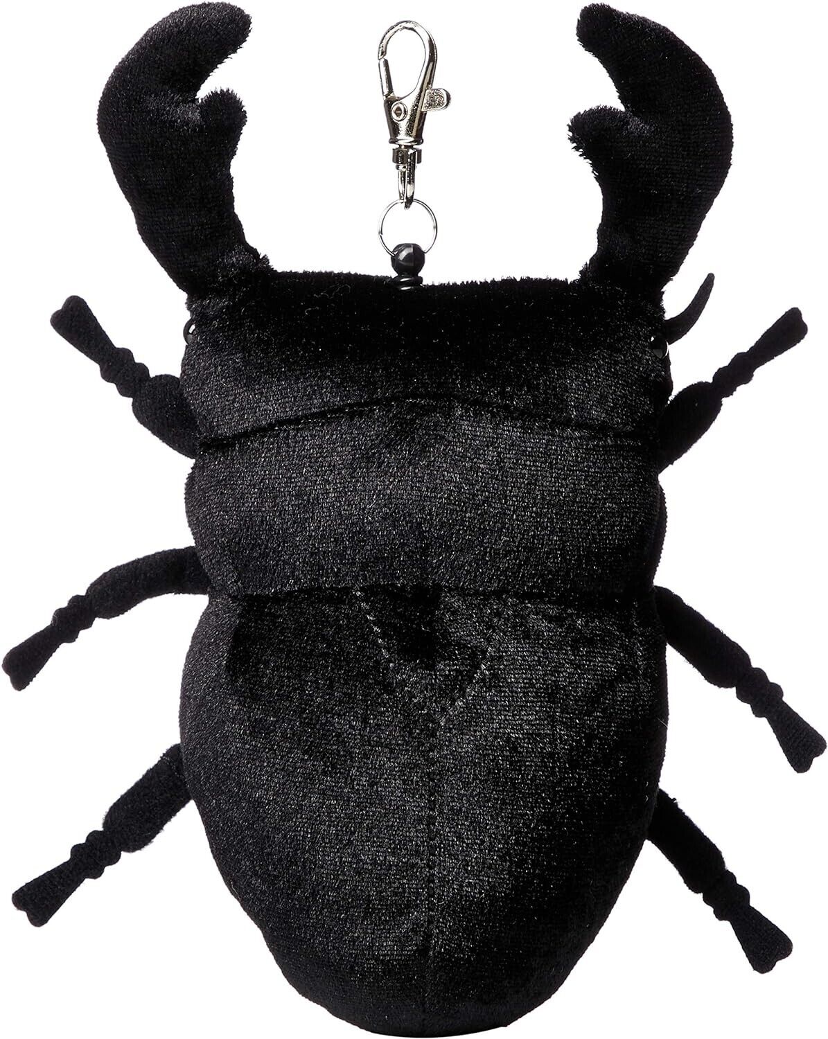 Insect Pass Case Stag Beetle 19cm Plush Key Ring Taiyo Sangyo Boeki Rare