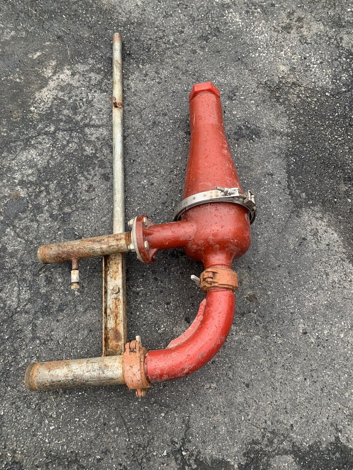 Vintage Antique Fire Extinguisher Nose  \