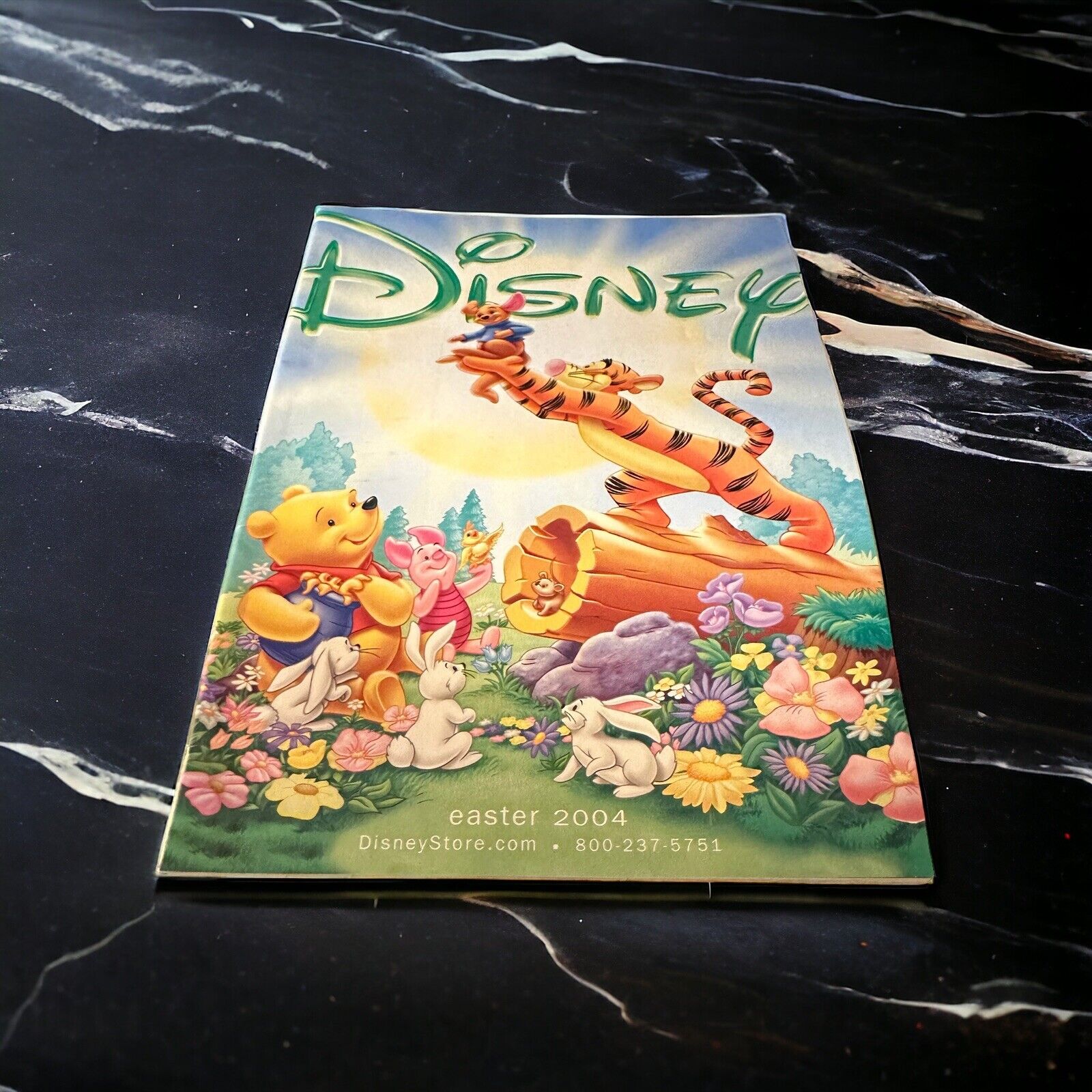 Vtg Disney 2004 Easter Catalog Winnie Pooh Piglet Tigger Disney Store Paperback