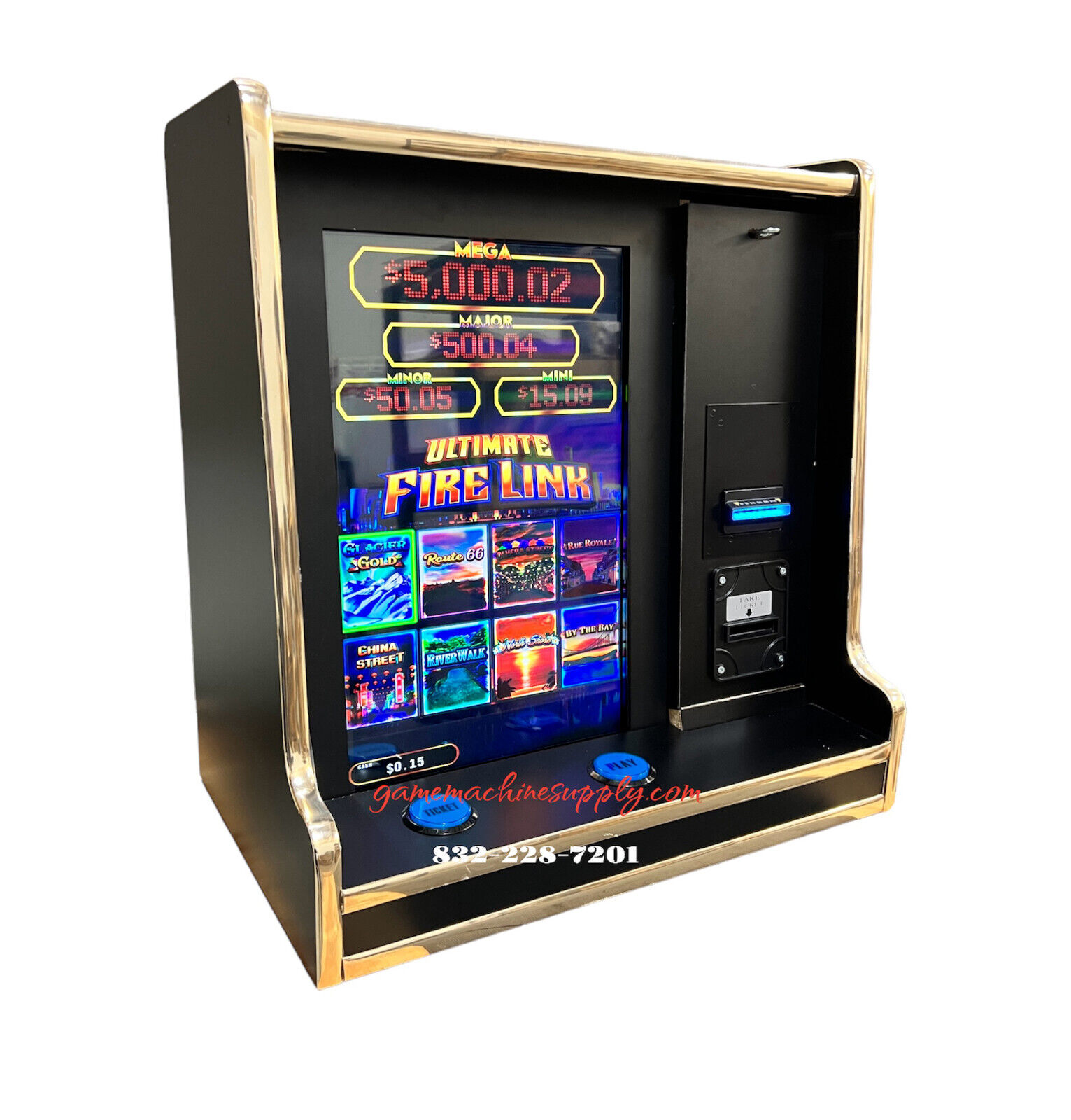 (NEW) FireLink  8 In 1 Counter Top Game Machine (Casino Machine) 2024 Design