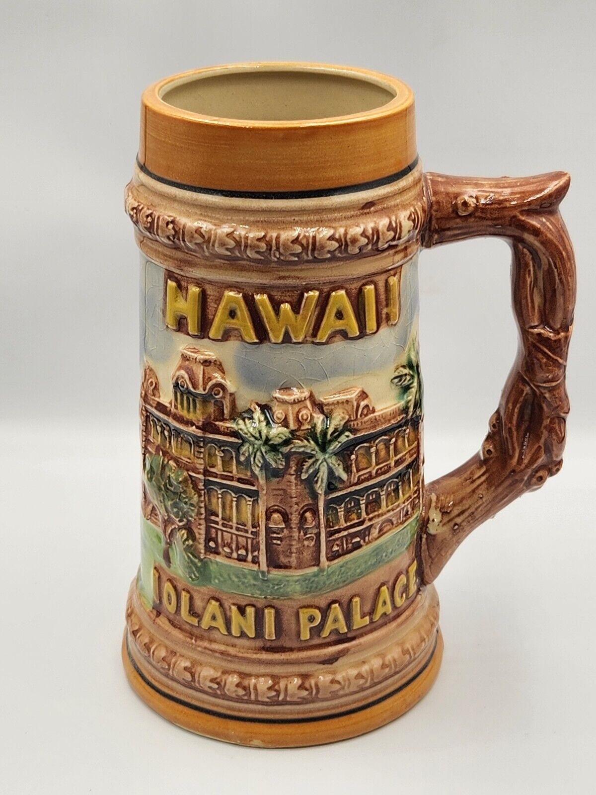 Vintage Hawaii Iolani Palace Mug 7\