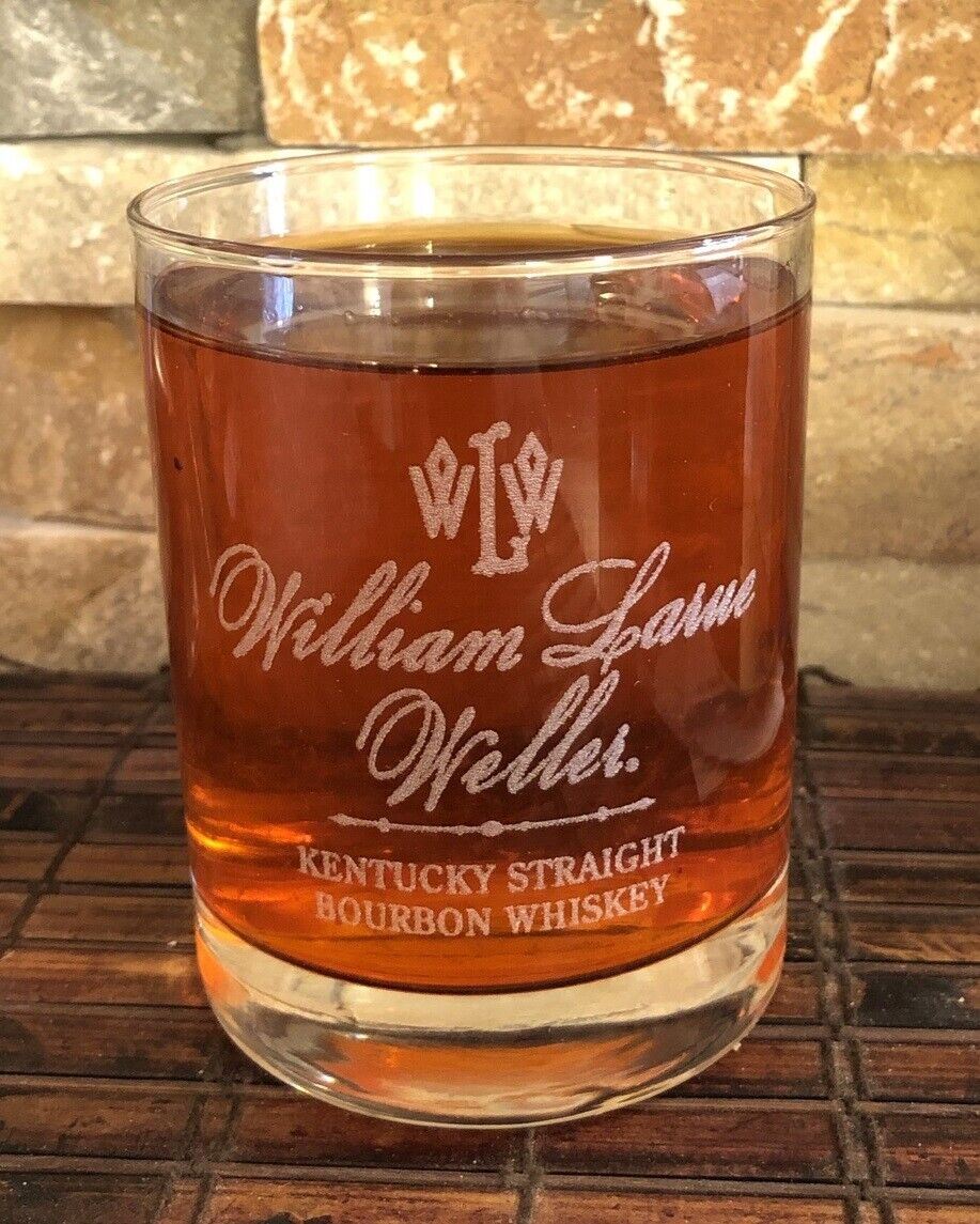 WILLIAM LARUE WELLER Collectible Whiskey Glass 8 Oz