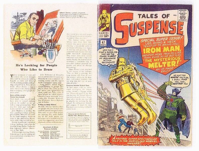 Facsimile reprint covers only to TALES OF SUSPENSE #47, Silver Age Iron Man 1963