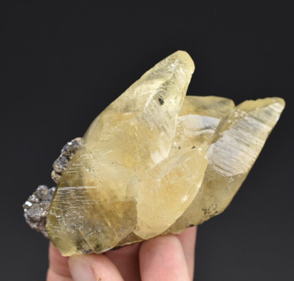 Calcite with Galena - Sweetwater Mine, Reynolds Co., Missouri