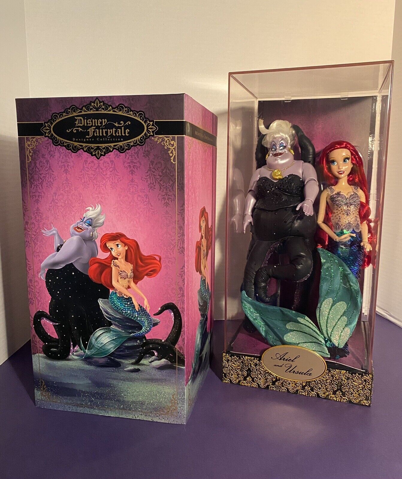 Disney Designer Doll Ariel & Ursula The Little Mermaid Limited Ed #2939/6000