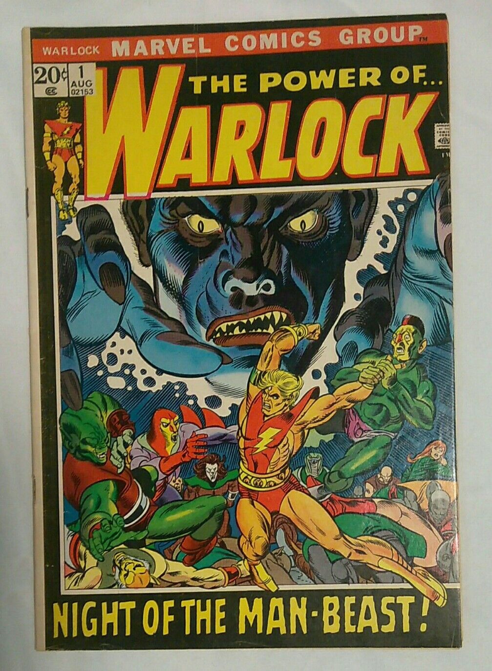 Warlock #1 Comic Book  Origin of Warlock