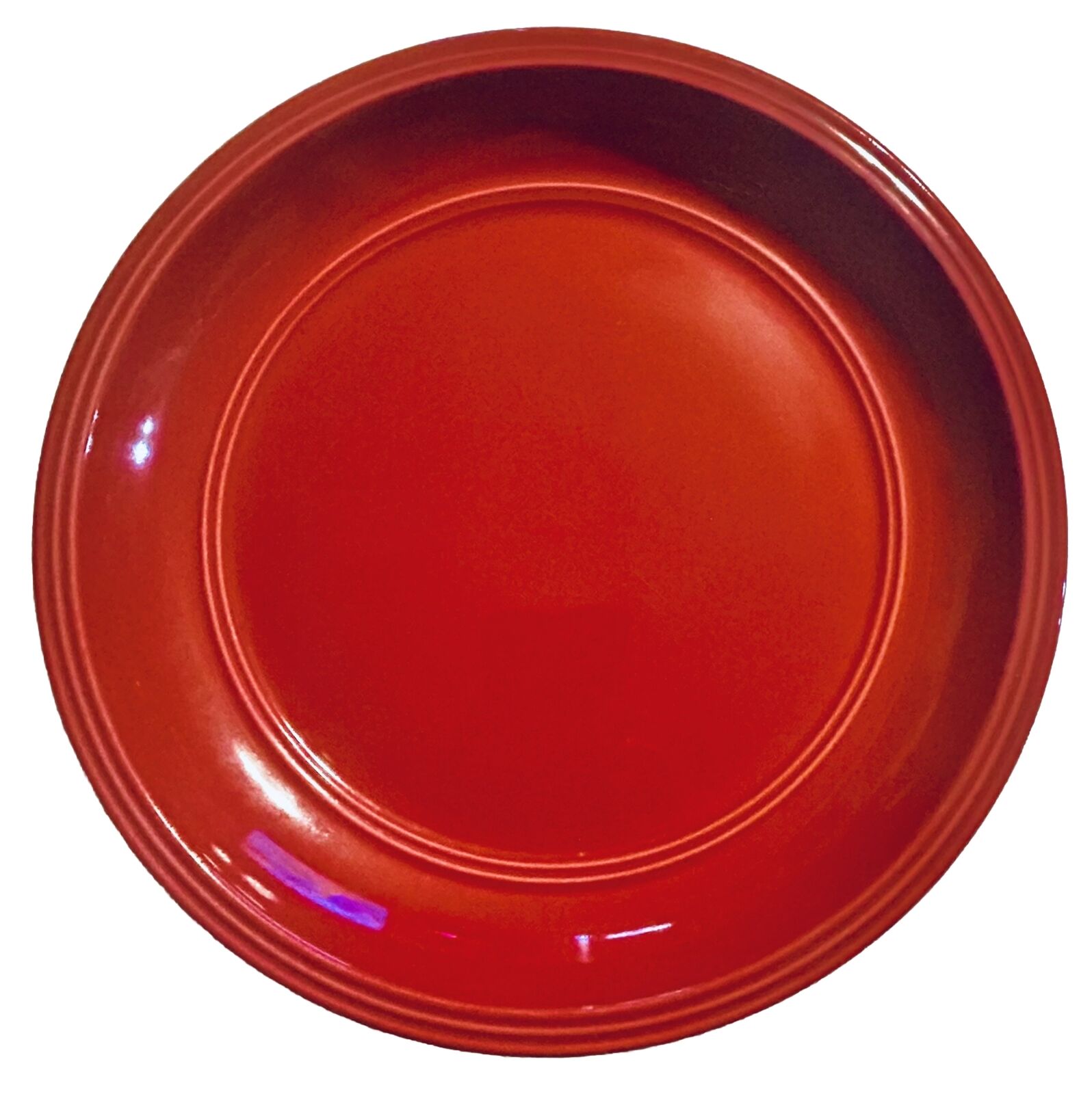 VINTAGE MAINSTAYS RED SEDONA (Rainforest) Stoneware Dinner Plate